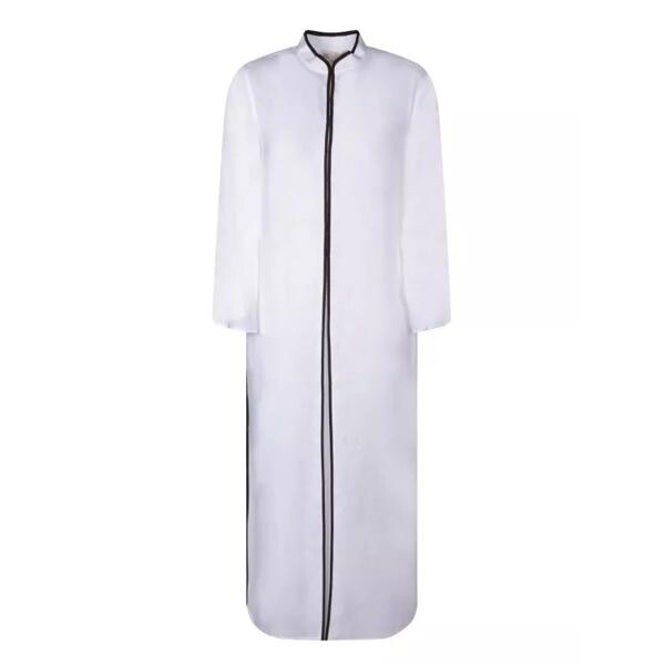 

Платье linen kaftan Tory Burch, белый