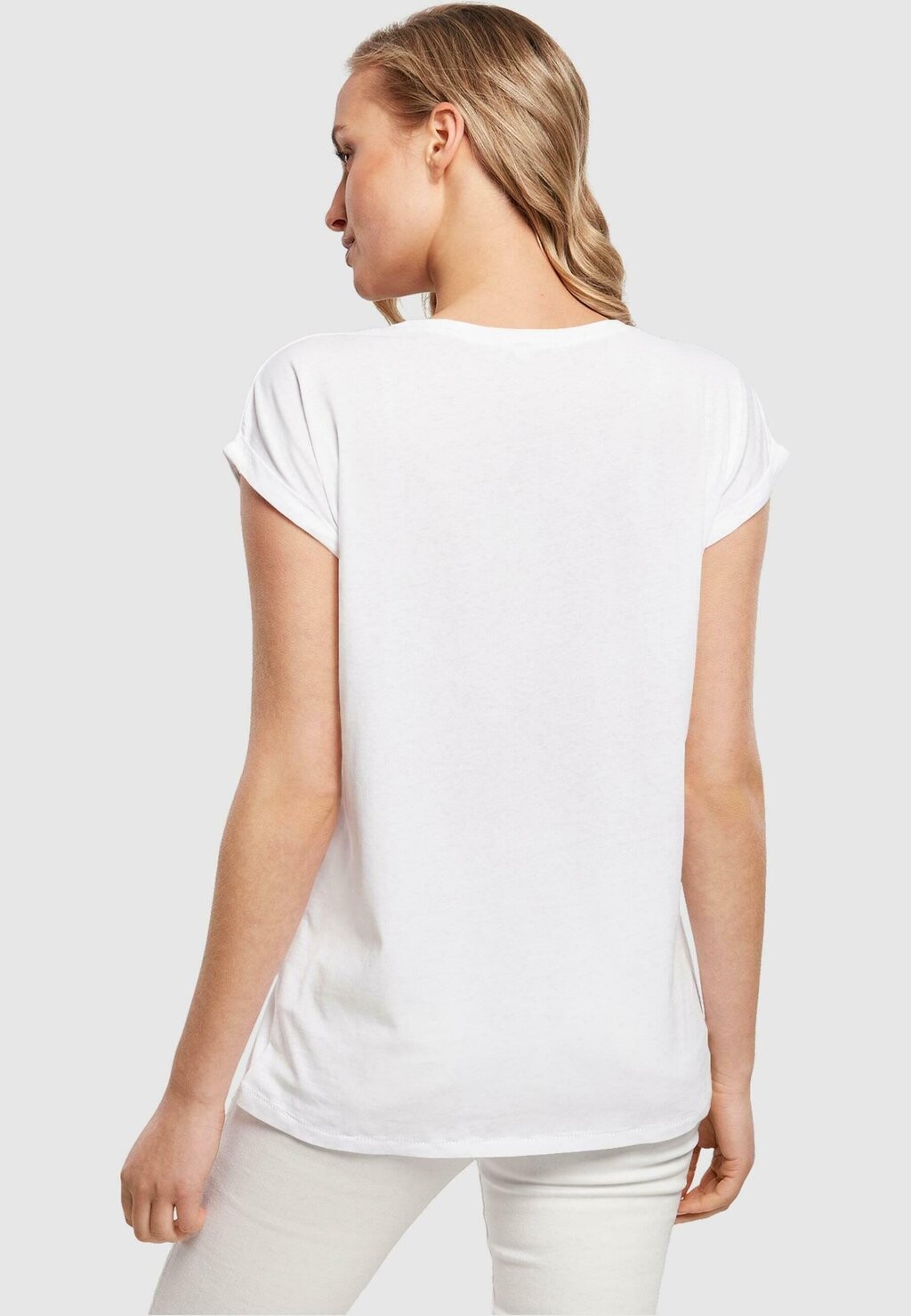 

Футболка с принтом FOOTBALL EXTENDED SHOULDER TEE Merchcode, белый