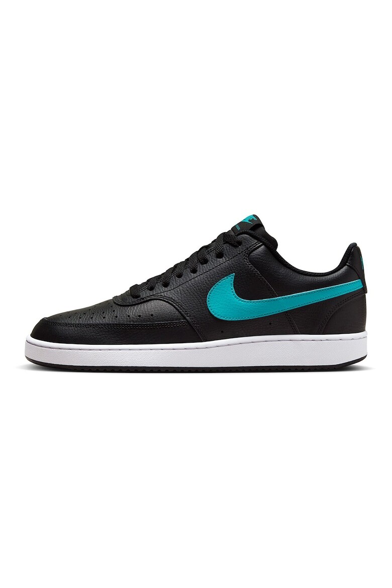 

Туфли Court Vision из кожи и экокожи Nike, черный