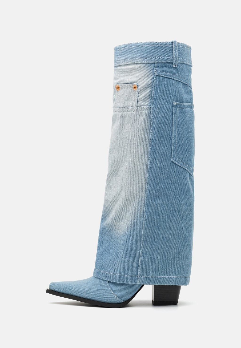 

Высокие сапоги Leif Simmi London, цвет light blue