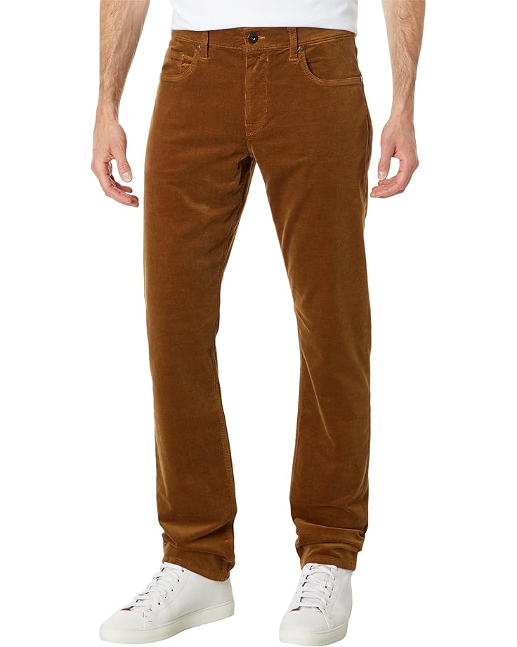 Брюки Paige Federal Slim Straight Fit Stretch Corduroy in Golden Sunset Corduroy, цвет Golden Sunset Corduroy