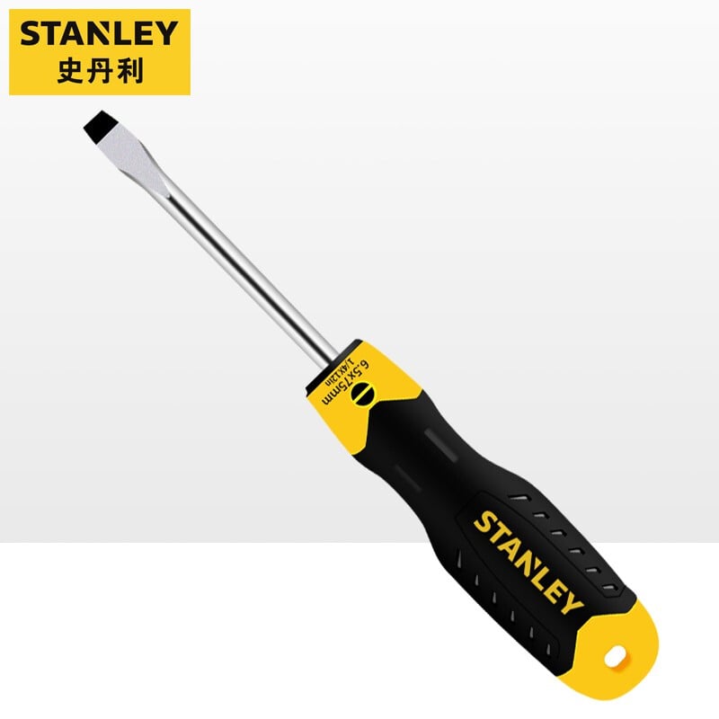 Мощная шлицевая отвертка STANLEY с магнитной отверткой 6,5х75мм STMT67278-8-23