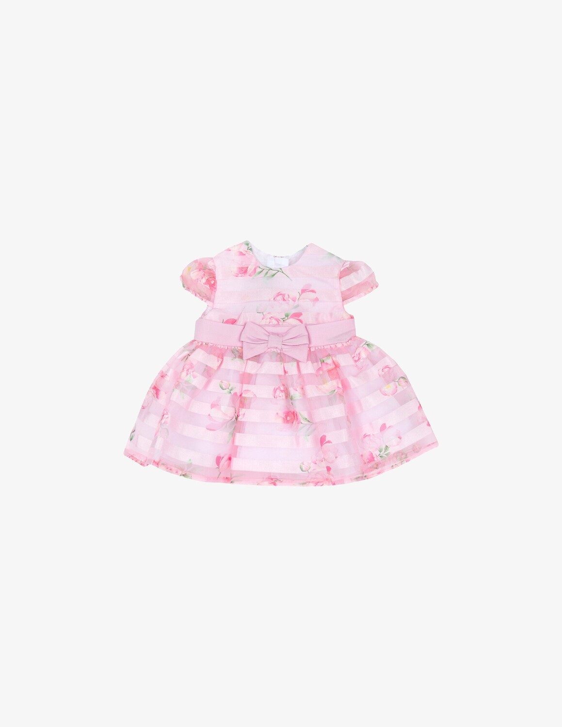 

Хлопковое платье с короткими рукавами Chicco, розовый