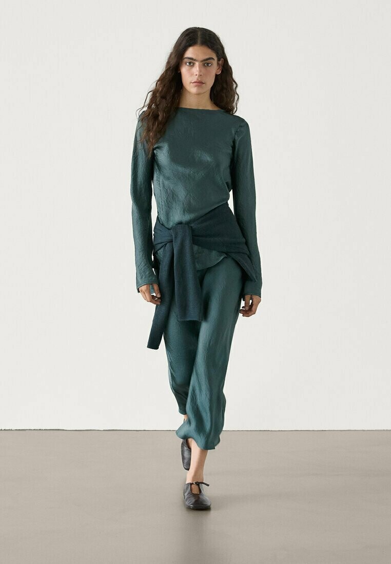 

Блуза DUCK Massimo Dutti, бирюзовый
