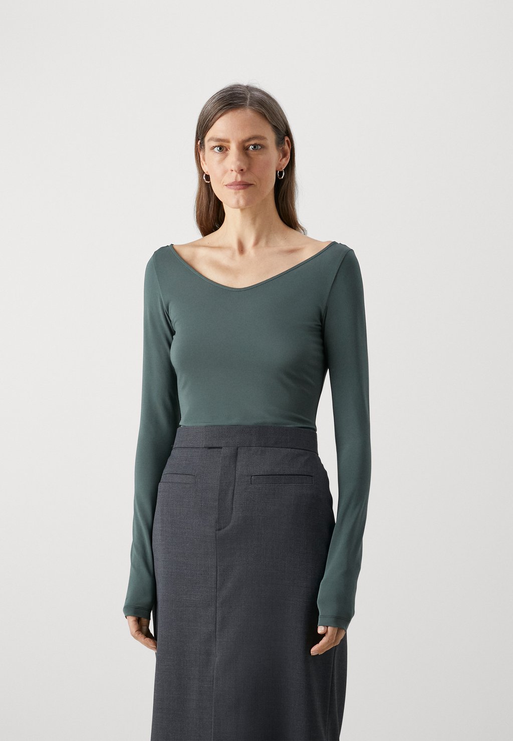 

Рубашка с длинными рукавами RAGAZZA Max Mara Leisure, цвет verde scuro