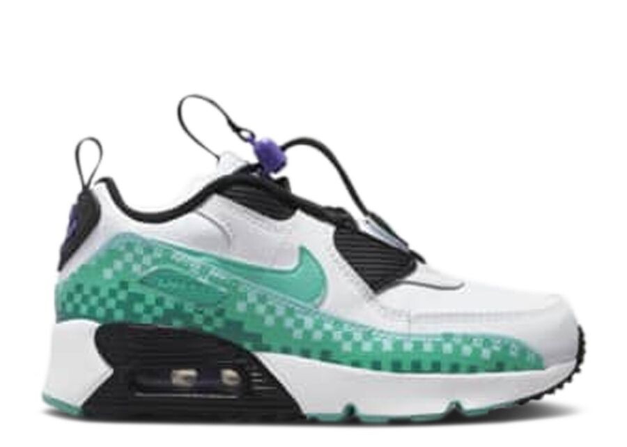 

Кроссовки Nike Air Max 90 Toggle SE PS, цвет White Psychic Purple Washed Teal