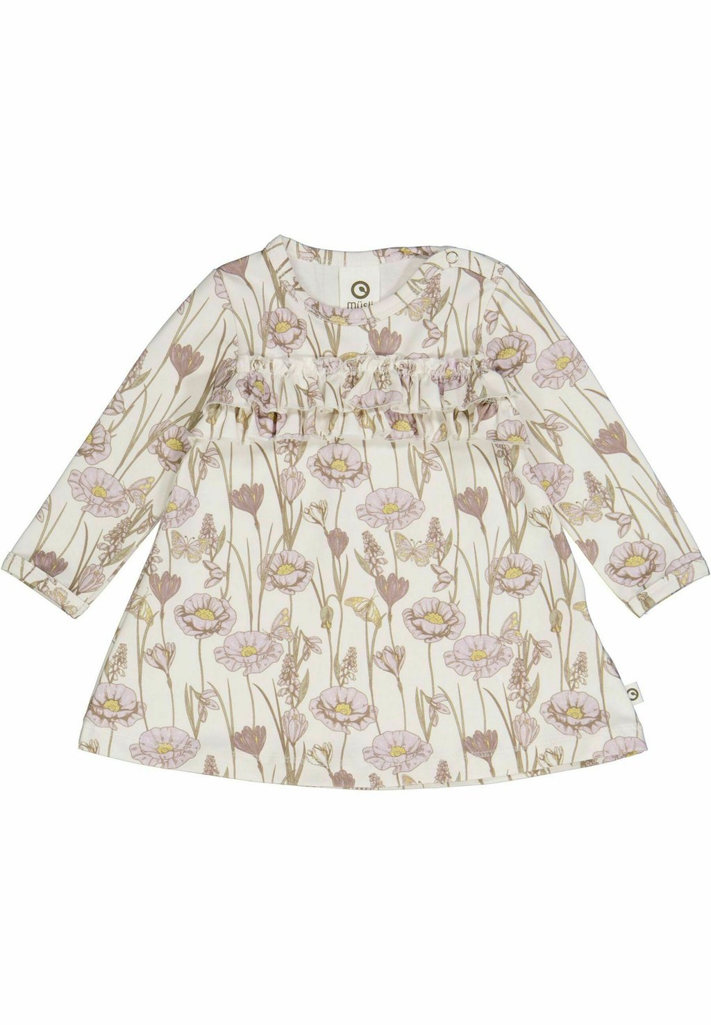 Платье повседневное Müsli by GREEN COTTON, цвет balsam cream orchid corn