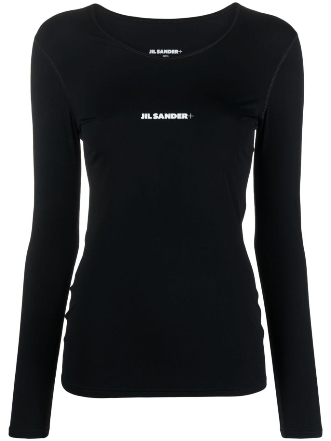 

Jil Sander футболка из джерси с логотипом, черный