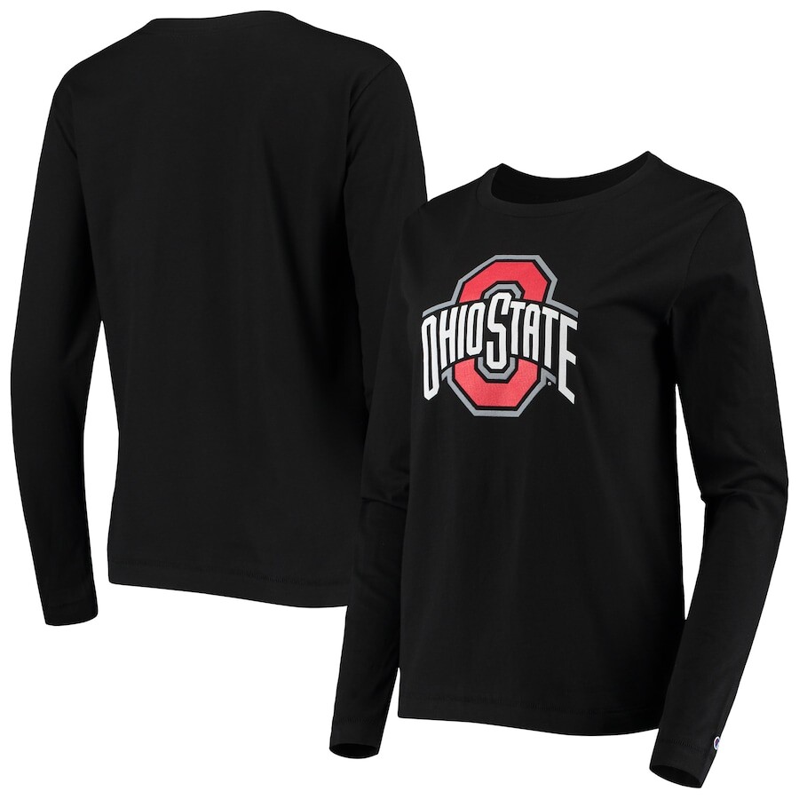 

Футболка с длинным рукавом Champion Ohio State Buckeyes, черный