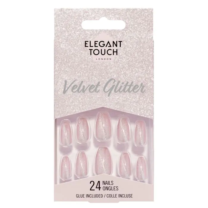 

Накладные ногти luxe looks uñas postizas Elegant Touch, цвет glitter celestial