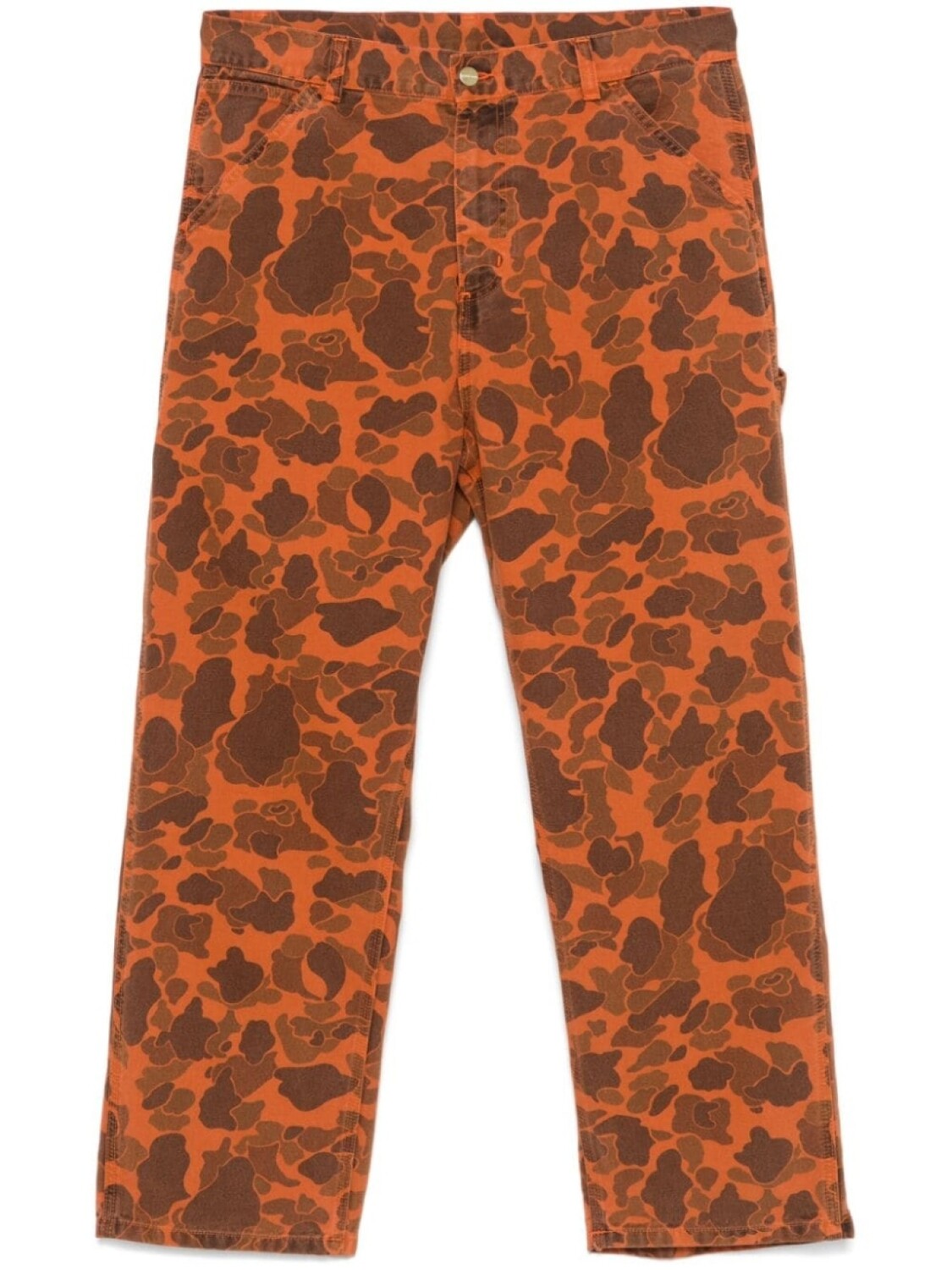 

Брюки Carhartt WIP Duck Single Knee, оранжевый
