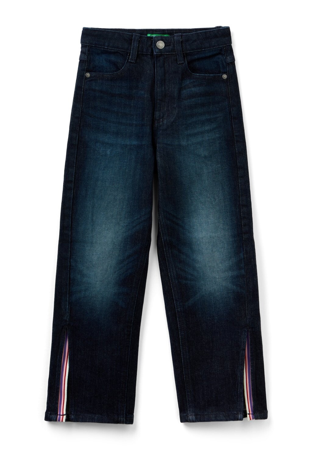 

Джинсы-сигареты With Slits United Colors of Benetton, синий