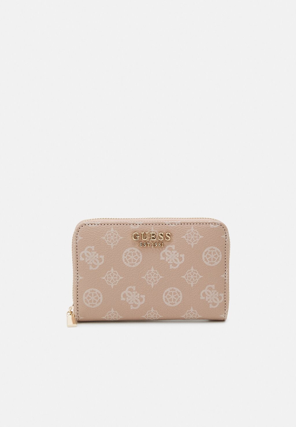 

Кошелек Laurel Medium Zip Around Guess, цвет light rose logo