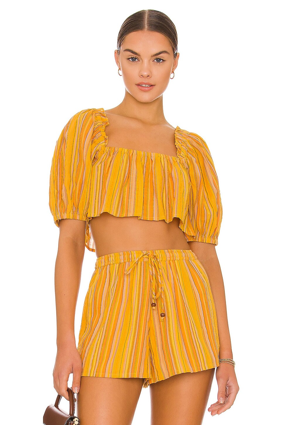 

Топ House of Harlow 1960 x REVOLVE Lanai, цвет Yellow Stripe Multi
