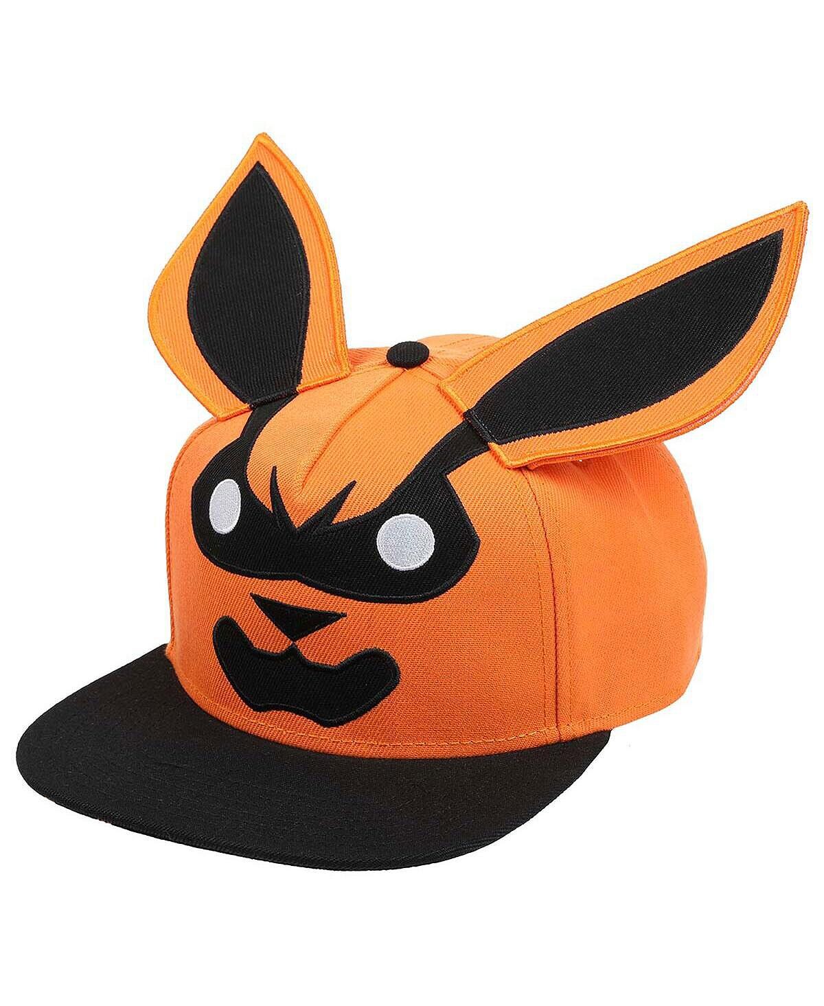 

Мужская и женская оранжевая шляпа Snapback Naruto Shippuden Kurama Big Face Bioworld