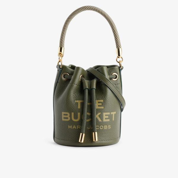 

Кожаная мини-сумка-ведро Marc Jacobs, цвет forest