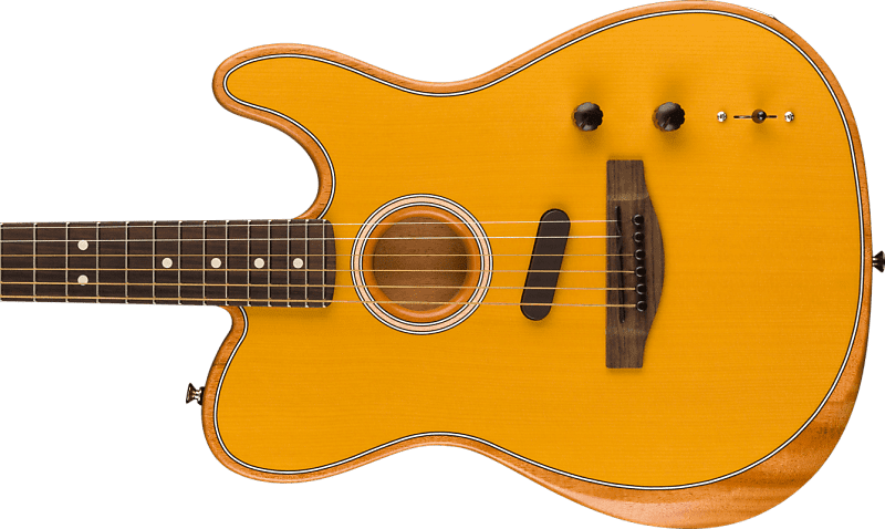 Акустическая гитара Fender Acoustasonic Player Telecaster, Rosewood Fingerboard 2021 Butterscotch Blonde