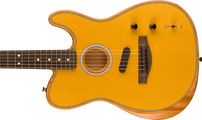 

Акустическая гитара Fender Acoustasonic Player Telecaster, Rosewood Fingerboard 2021 Butterscotch Blonde