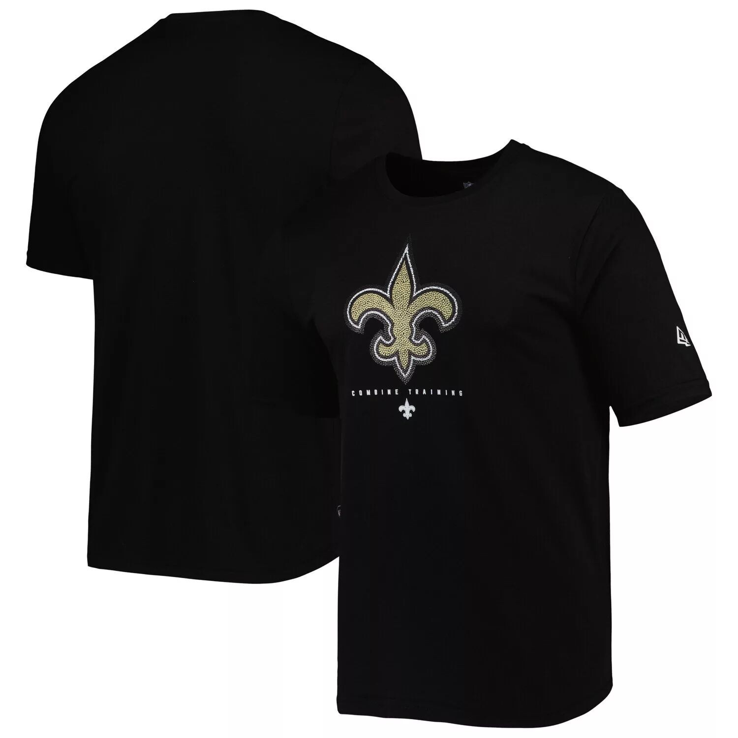 

Мужская черная футболка New Era New Orleans Saints с логотипом Authentic Ball