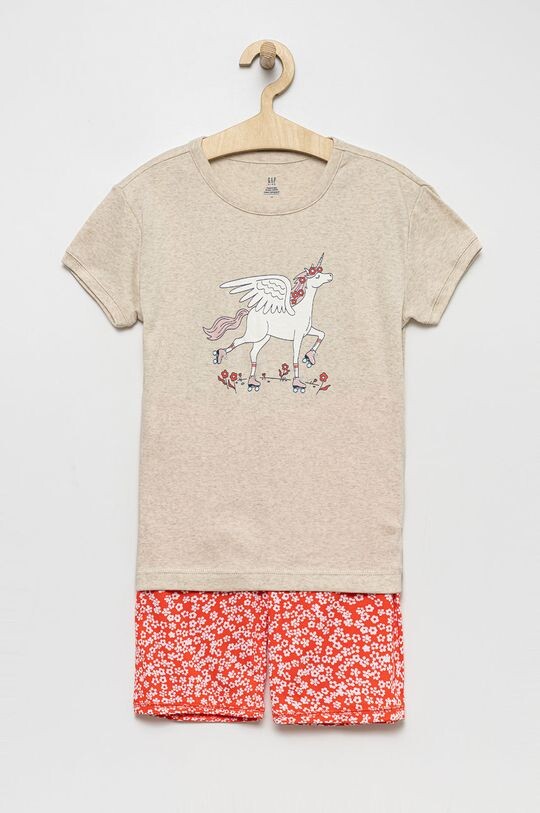 

Детская шерстяная пижама Gap, розовый