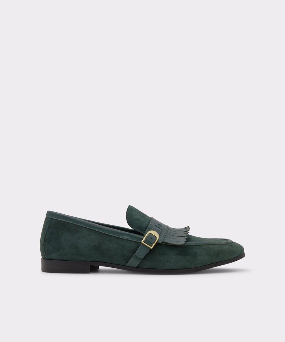 

Мужские кожаные лоферы с круглым носком Aldo, зеленый