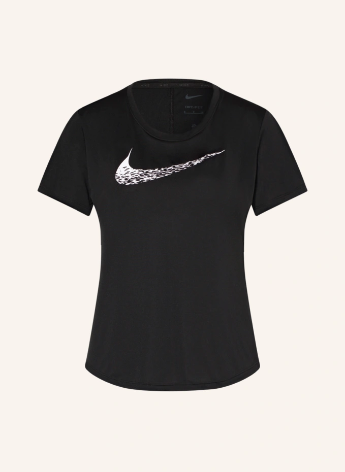 

Беговая рубашка swoosh run Nike, черный
