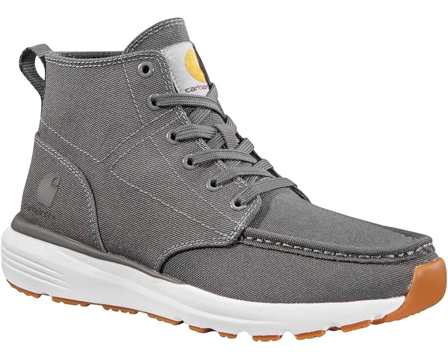 Ботинки Carhartt Haslett Moc Toe Canvas Chukka, цвет Grey Lightweight Durable Canvas ботинки carhartt haslett moc toe canvas chukka цвет coyote lightweight durable canvas