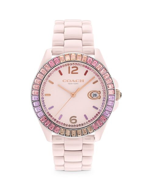 

Часы Грейсон, 36 мм COACH, цвет Pink