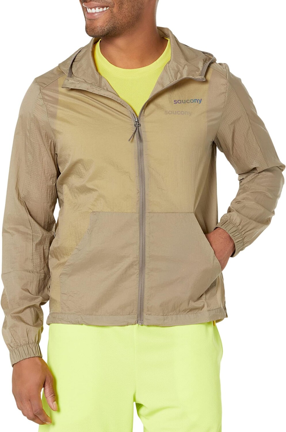 

Куртка Elevate Packaway Jacket Saucony, цвет Pewter