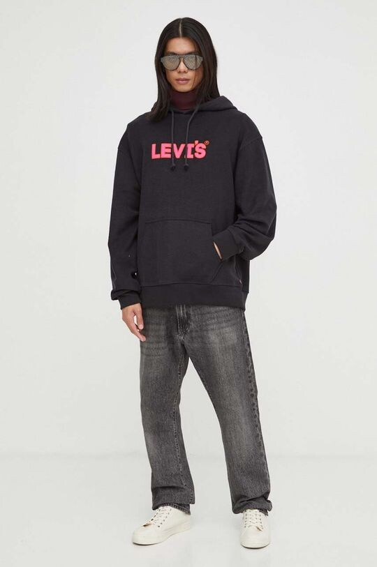 

Толстовка из хлопка Levi's, черный