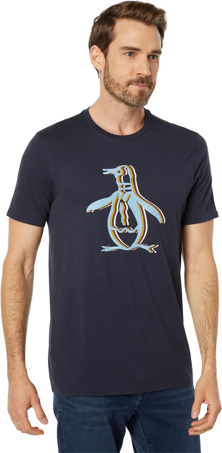 

Вязаная футболка с рисунком 3-D Pete Original Penguin, цвет Dark Sapphire
