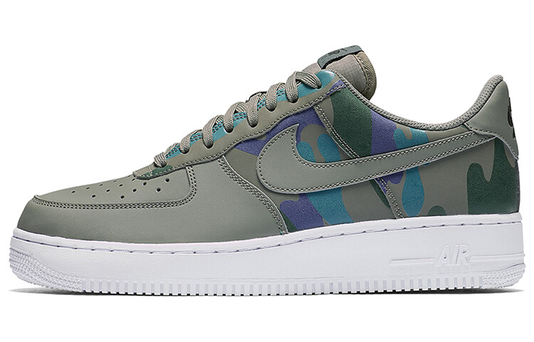 

Nike Air Force 1 Low Camo Dark Stucco Зеленый камуфляжный цвет