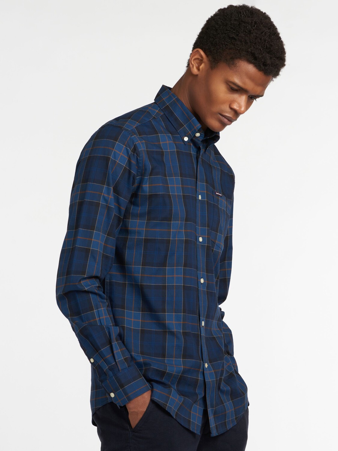 

Рубашка в клетку Barbour Wetheram, цвет Midnight