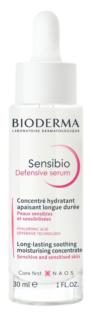 bioderma gel sensibio 19 2 fl oz 500ml pink Bioderma Sensibio Defensive сыворотка для лица, 30 ml