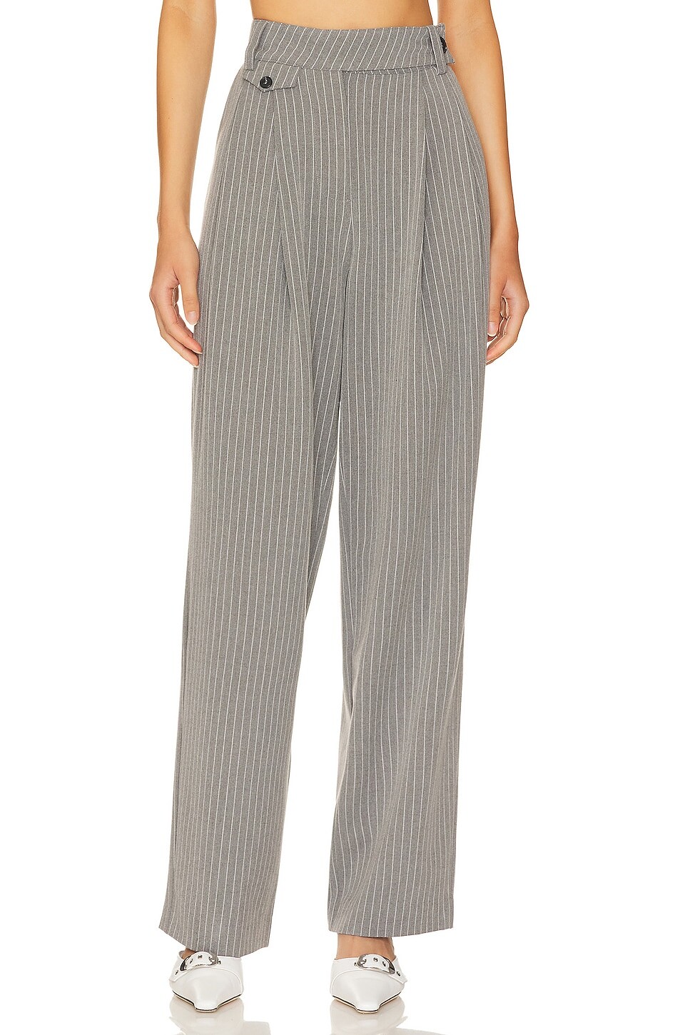 

Брюки Ena Pelly Serena Tailored, цвет Grey Pin Stripe