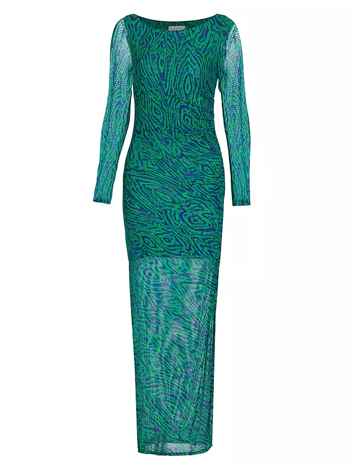 Сетчатое платье миди с принтом Rex Rhode, цвет electric moire светильник eurosvet moire a053563 50090 4