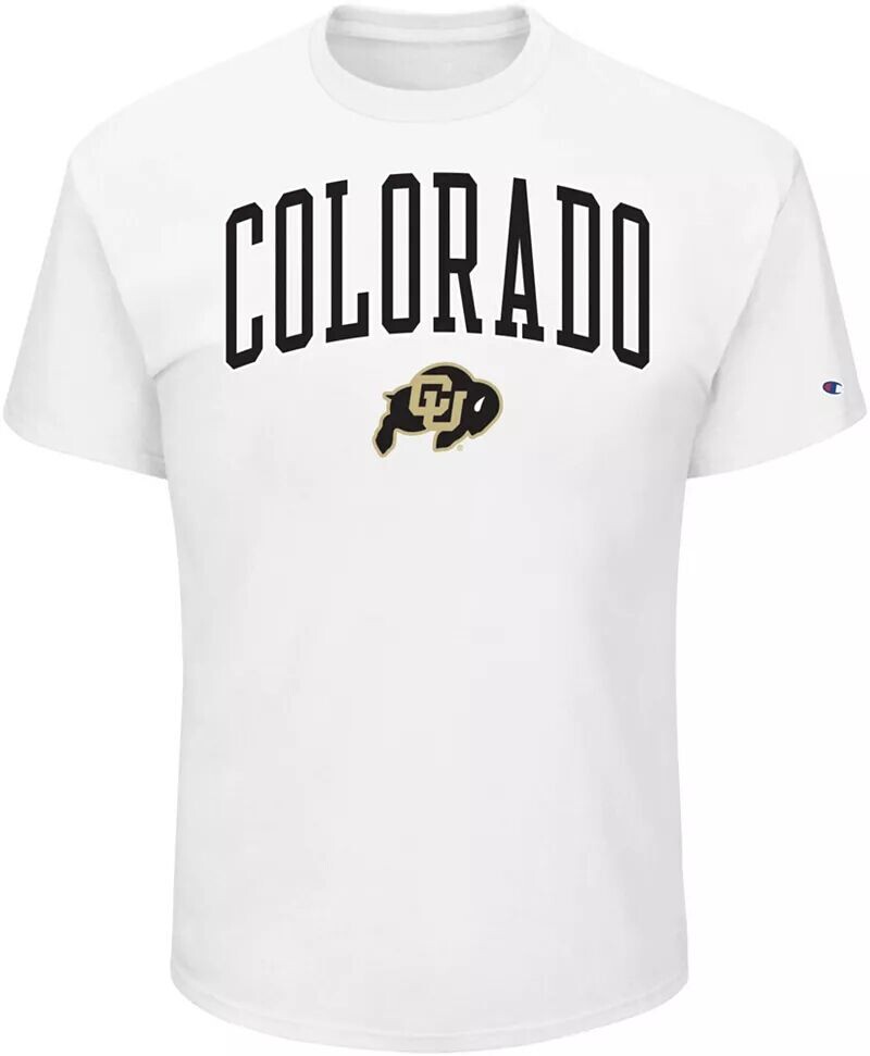 

Мужская белая футболка с логотипом Profile Varsity Colorado Buffaloes Big and Tall, Черный
