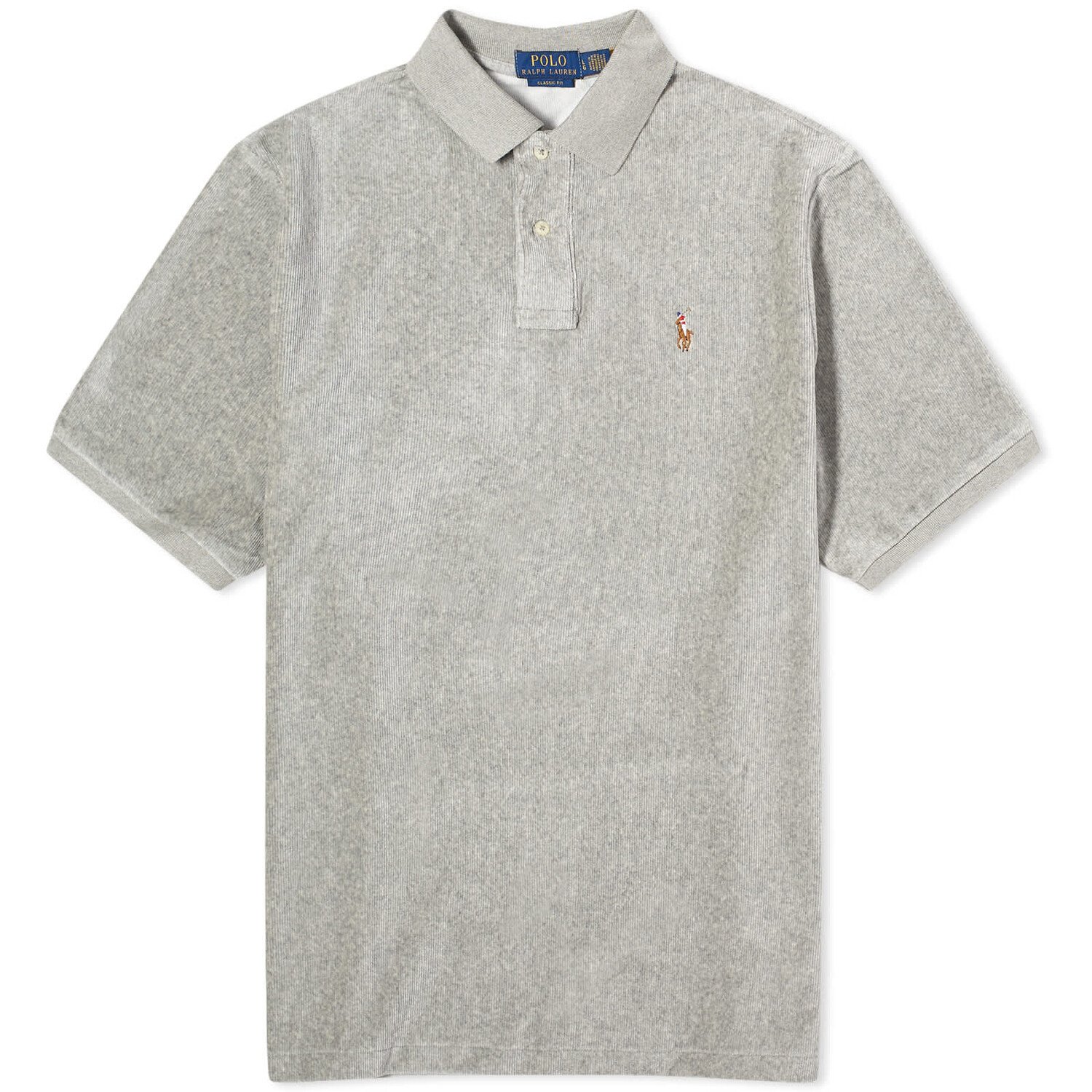 

Рубашка Polo Ralph Lauren Corduroy Polo, цвет Andover Heather