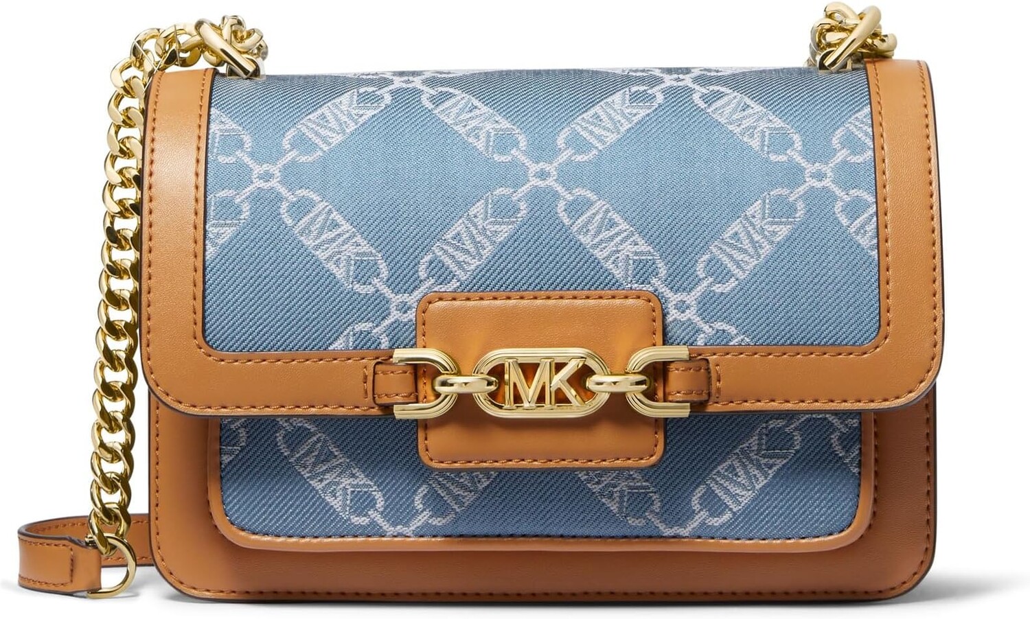 

Сумка Heather Large Shoulder MICHAEL Michael Kors, цвет Denim Multi
