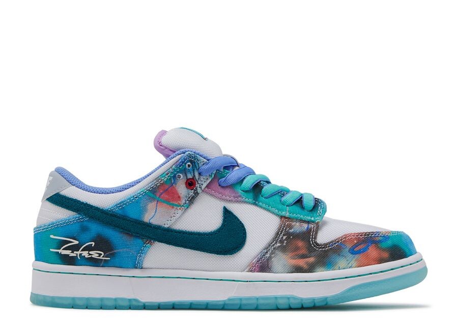 

Кроссовки Nike Futura Laboratories X Dunk Low SB, цвет Bleached Aqua