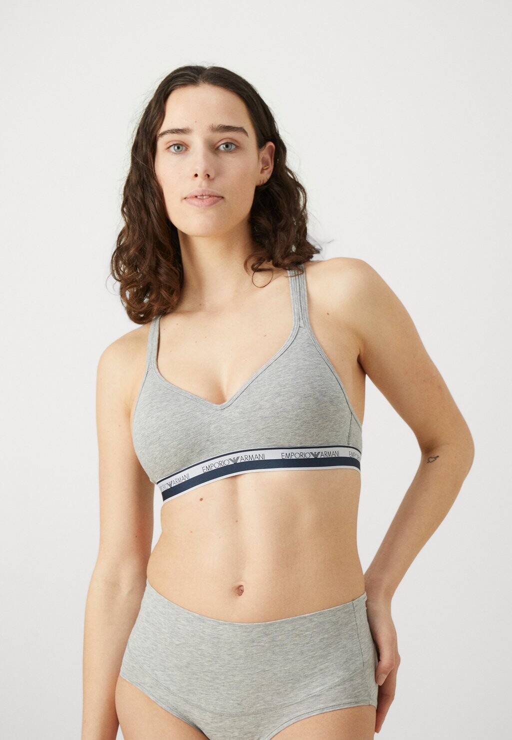 

Топ BRALETTE Emporio Armani, серый