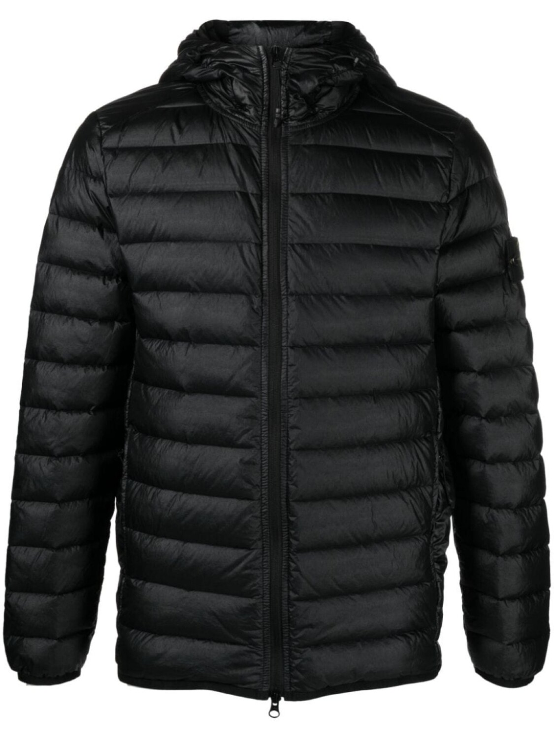 

Stone Island пуховик с нашивкой Compass, черный