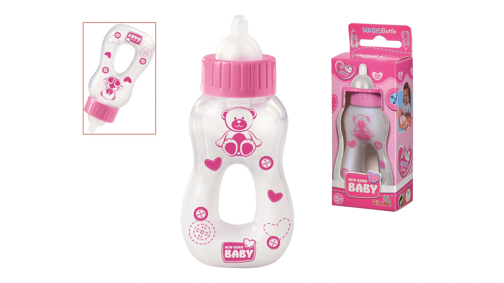 Новорожденный ребенок волшебная бутылочка для молока, бутылочка для молока с исчезающим молоком Simba фокус коробочка с исчезающим шариком