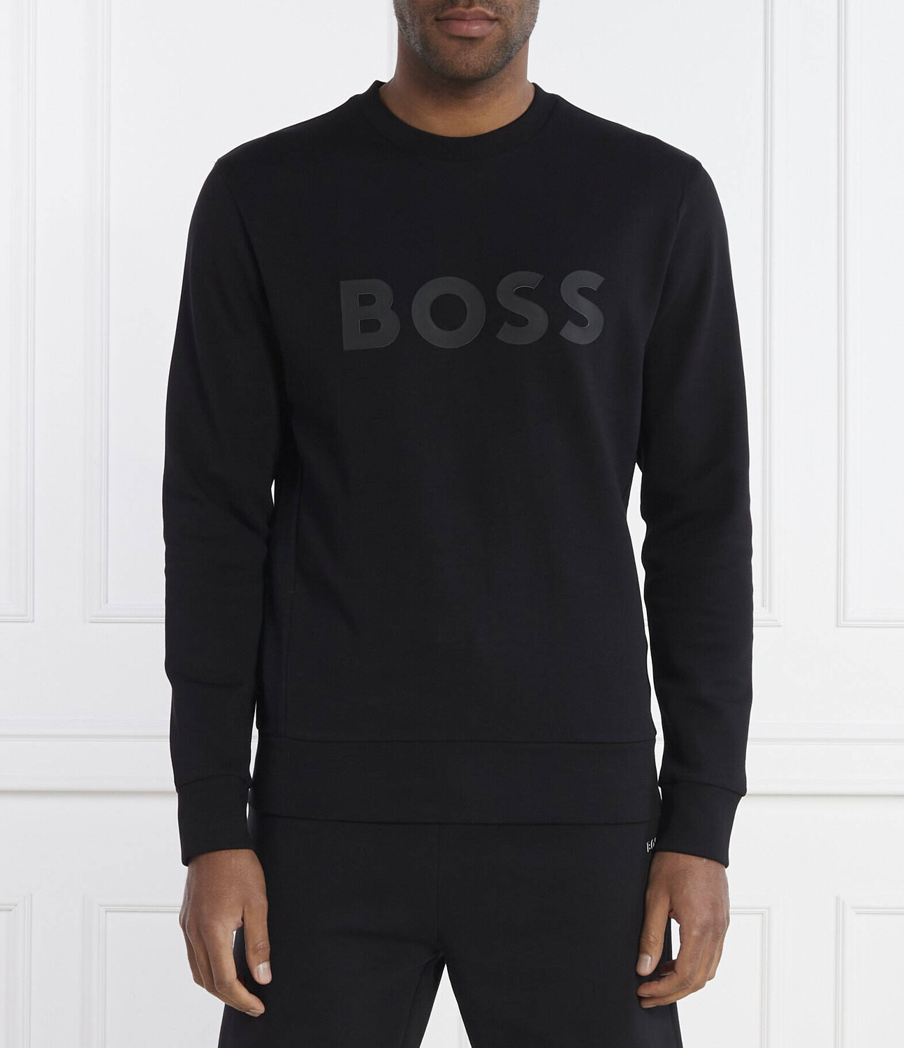 

Толстовка BOSS GREEN Salbo Regular Fit, черный