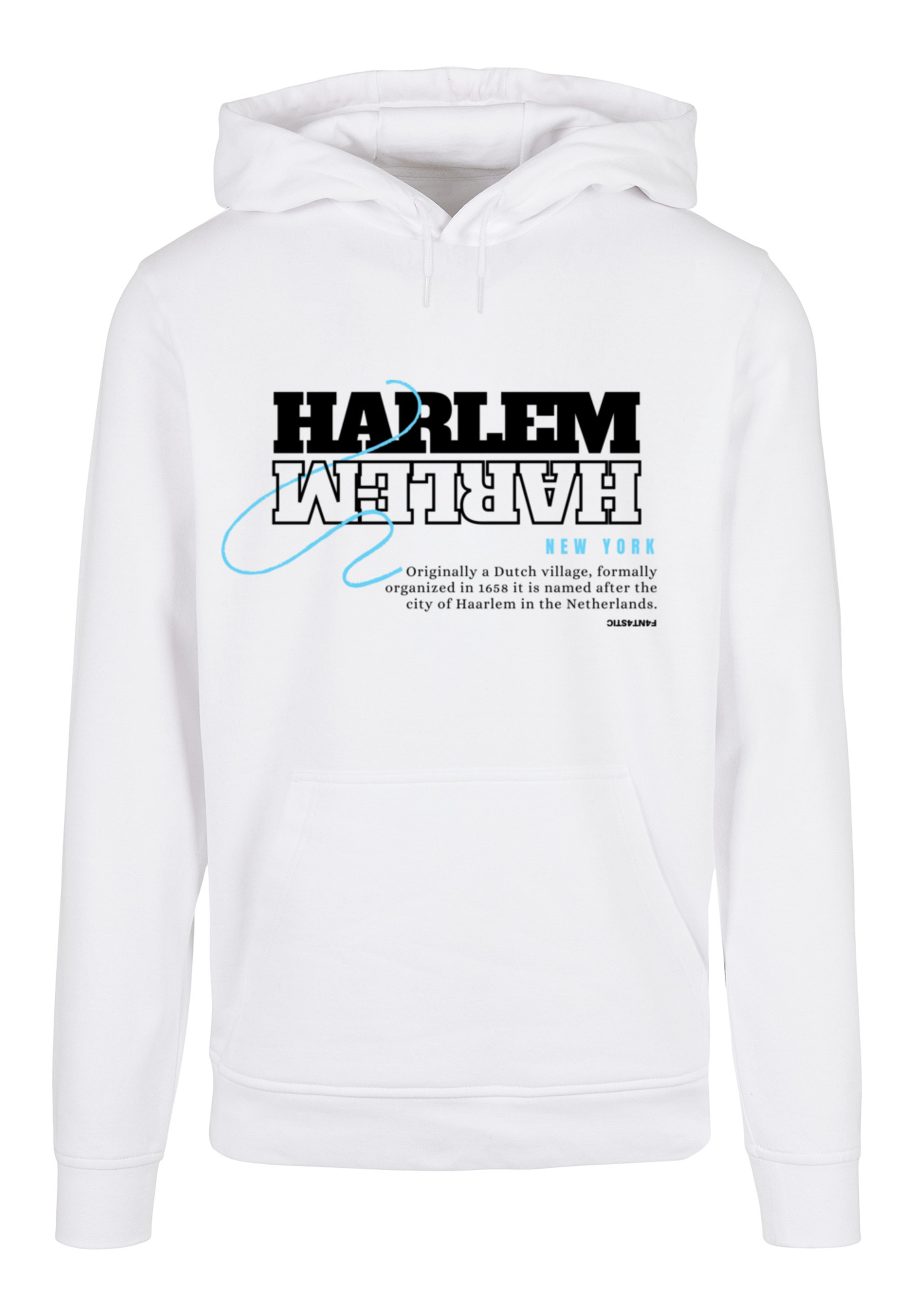 Пуловер F4NT4STIC Basic Hoodie Harlem HOODIE, белый