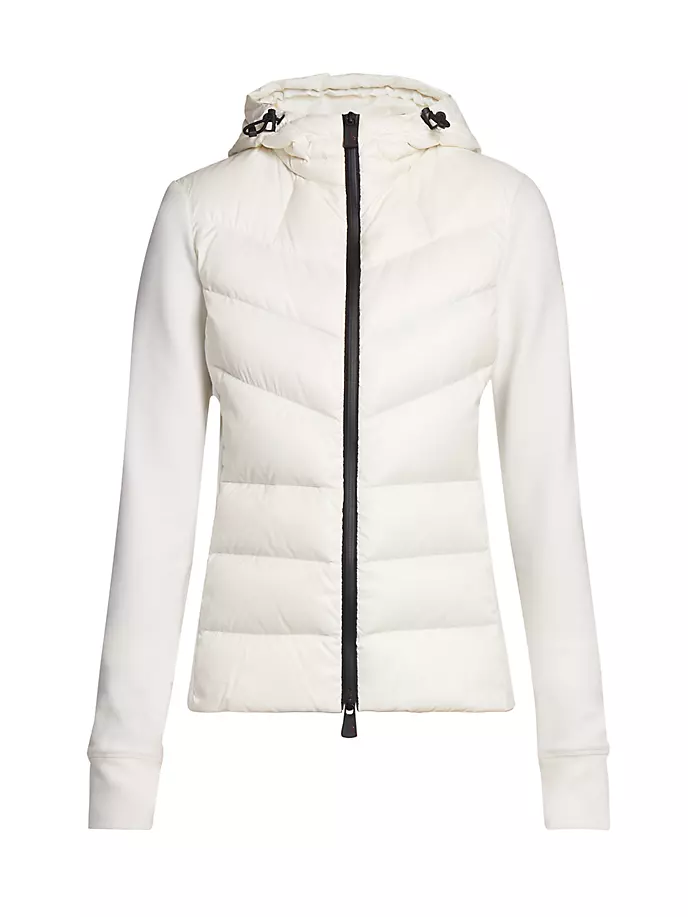 

Толстовка Performance & Style на молнии спереди вниз Moncler Grenoble, белый