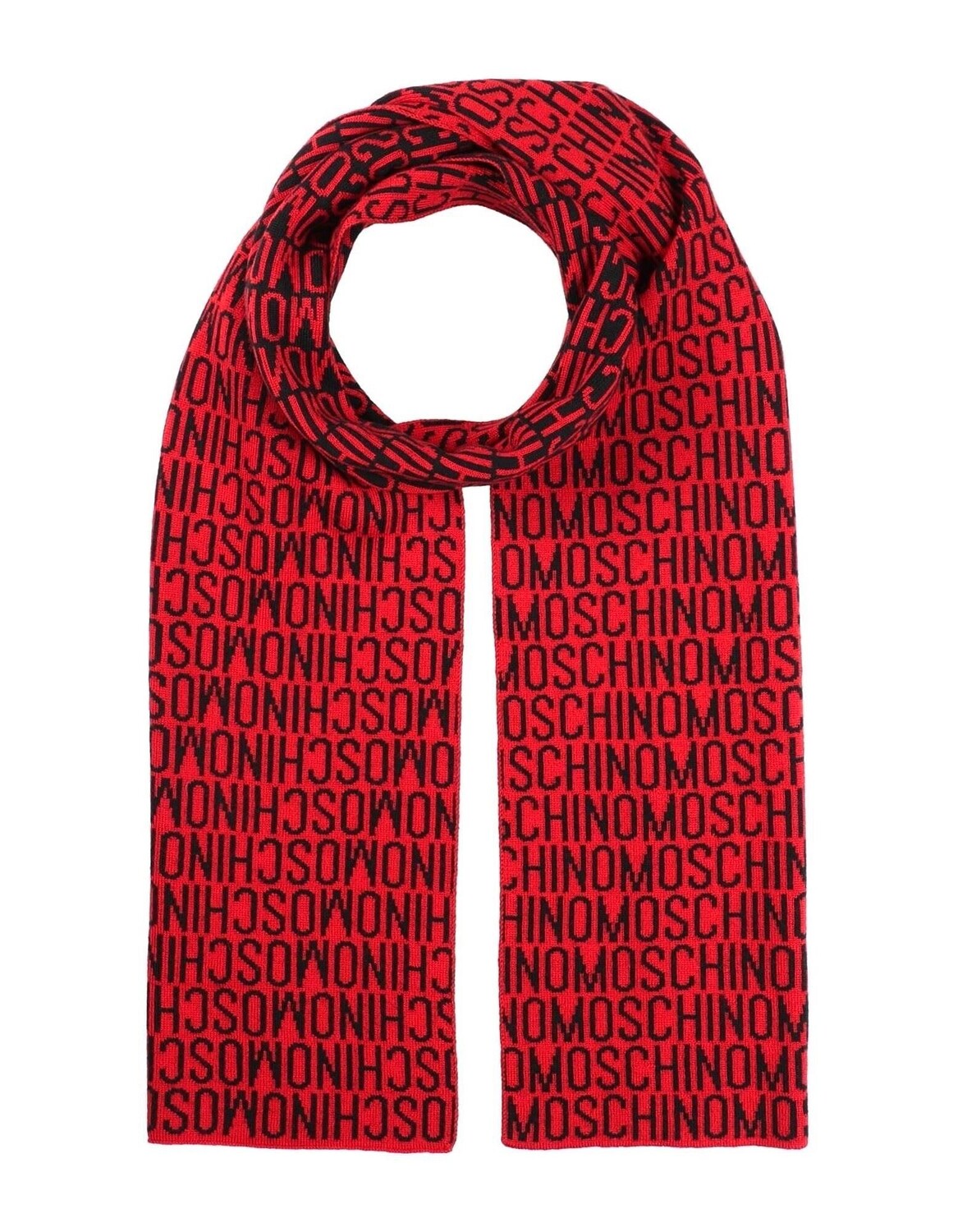 

Шарф Moschino, красный