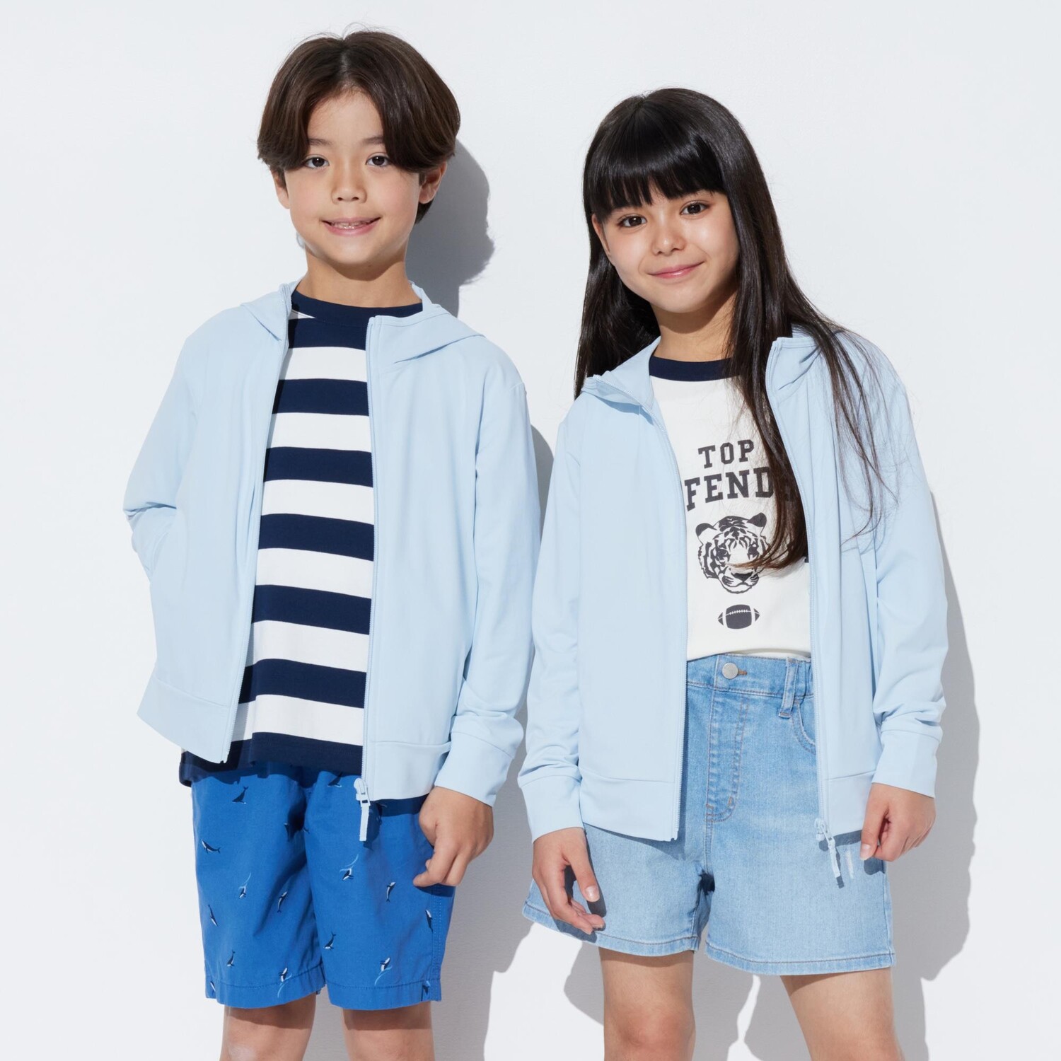 

Толстовка AIRism UNIQLO, небесно-голубой, Синий