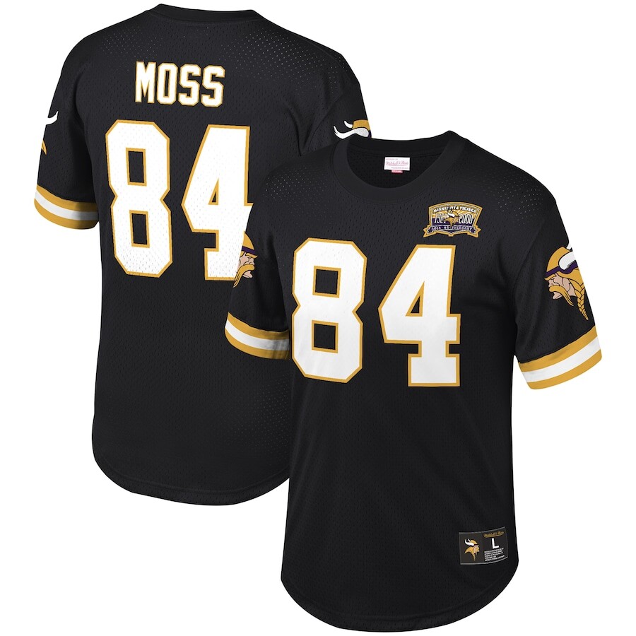 

Футболка с именем и номером Mitchell & Ness Minnesota Vikings, черный