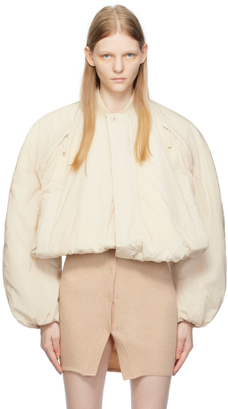

Off-White Куртка-бомбер Le Chouchou Le Bomber Bahia Jacquemus